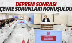 Büyükşehir ‘Deprem Sonrası Çevre Sorunları İstişare Toplantısı’na katıldı