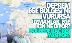 Deprem uzmanlarından "Ege Bölgesi" açıklamaları... Kaç kişi depremden etkilenecek?