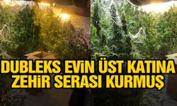 Uyuşturucu imalathanesine çevrilen lüks eve baskın