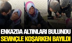 Enkazda altınları bulundu, sevinçle koşarken bayıldı