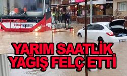 İzmir'de yağmur hayatı olumsuz etkiledi