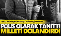 Kendisini polis olarak tanıttı, 19 tam, 28 yarım, 287 çeyrek ve 87 gram altın dolandırdı