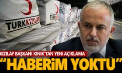 Kızılay Başkanı Kerem Kınık'tan çadır açıklaması