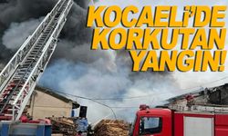 Kocaeli'de fabrikada büyük yangın!