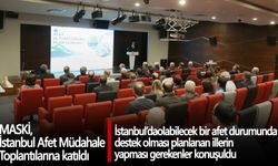 MASKİ, İstanbul Afet Müdahale Planı toplantılarına katıldı  