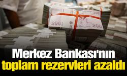 Merkez Bankası'nın toplam rezervleri 346 milyon dolar azaldı