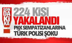 Nevruz kutlamasında yasadışı slogan atan 224 kişi yakalandı