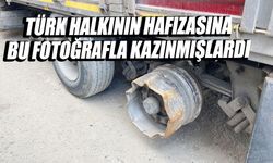 Patlayan lastikle deprem bölgesine yardım götüren kardeşlere jest