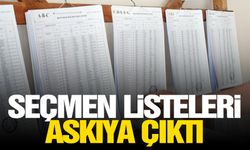 Seçmen listeleri Türkiye genelinde askıda