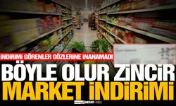 Ünlü zincir marketin indirimi şaşırttı