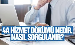 A4 hizmet dökümü nasıl alınır?