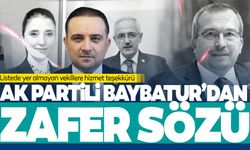 AK Partili Baybatur’dan zafer sözü