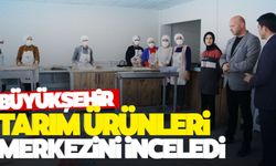 Büyükşehir, Demirci Tarım Ürünleri Merkezi’nde incelemelerde bulundu