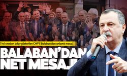 CHP’li Balaban’dan gövde gösterisi