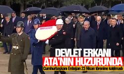 Devlet erkanı Ata'nın huzuruna çıktı