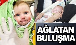 Enkazdan 128 saat sonra çıkarılan "Gizem bebek" annesine kavuştu