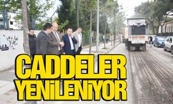 Büyükşehir, Manisa’daki caddeleri yeniliyor