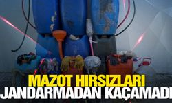 Mazot hırsızları suçüstü yakalandı