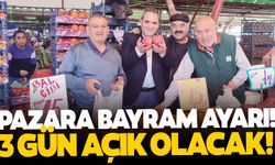 Salihli'de Çarşamba Pazarı 3 gün açık kalacak