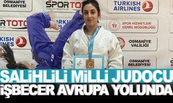 Salihlili milli judocu Kerimenur İşbecer, Avrupa yolunda  