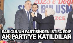 Sarıgül’ün partisinden istifa edip AK Parti’ye katıldılar