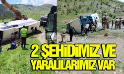 Şırnak’ta askeri personel taşıyan otobüs devrildi