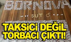 Arama yapılan ticari taksiden çıkanlar şoke etti