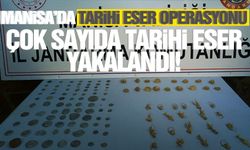 Manisa'da tarihi eser operasyonu!