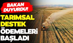 Tarımsal destek ödemeleri hesaplara yatıyor