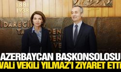 Azerbaycan Başkonsolosu’ndan Vali Vekili Yılmaz’a ziyaret