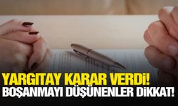 Yargıtay'dan boşanma davalarındaki deliller ile ilgili emsal karar