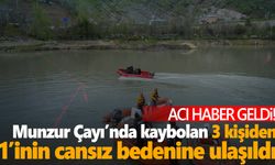 Acı haber geldi…  Kaybolan 3 kişiden 1’inin cansız bedenine ulaşıldı