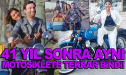 41 yıl sonra aynı motosiklete tekrar bindi!