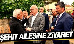 Başkan Ergün’den şehit ailesine taziye ziyareti