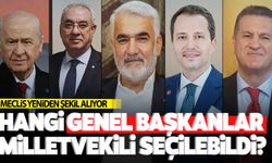 Meclis yeniden şekil alıyor! İşte milletvekili seçilen parti genel başkanları…