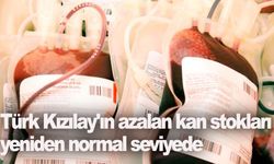 Türk Kızılay'ın azalan kan stokları yeniden normal seviyede