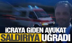 Manisa'da icraya giden avukat ayağından vuruldu