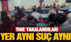 Akıllanmıyorlar… Aynı iş yerine 58’nci kez kumar baskını!