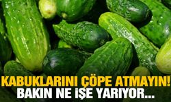 Kabuğunu sakın çöpe atmayın! İşte salatalık kabuğunun faydaları…