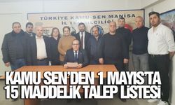 Kamu Sen’den 15 maddelik talep listesi