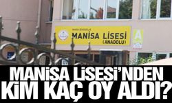 Manisa Lisesi'nde oy sayma işlemi tamamlandı... İşte oyların dağılımı