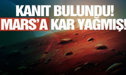 Kızıl gezegende kanıt bulundu: Mars’a kar yağmış