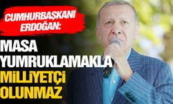 Cumhurbaşkanı Erdoğan: Masa yumruklamakla milliyetçi olunmaz