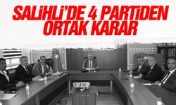 Salihli'de 4 partiden ortak karar çıktı! Seçimden önce...