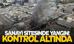 Sanayi sitesindeki yangın kontrol altına alındı