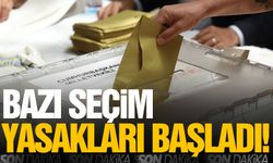 Seçim yasakları başladı... İşte dikkat edilmesi gerekenler