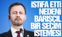 Siyasi kriz sonrası istifa etti...