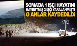 Soma maden ocağındaki toprak kayması kameralara yansıdı