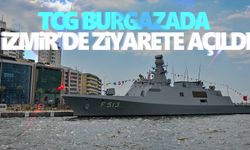 Milli korvet TCG Burgazada İzmir'de ziyarete açıldı