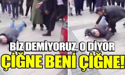 Togg’un önüne yatıp bağırdı!